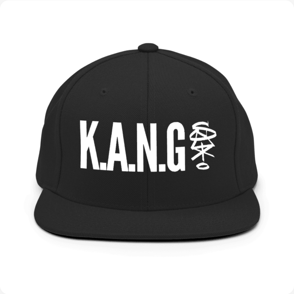 k.a.n.g snapback cap schwarz k.a.n.g snapback cap schwarz